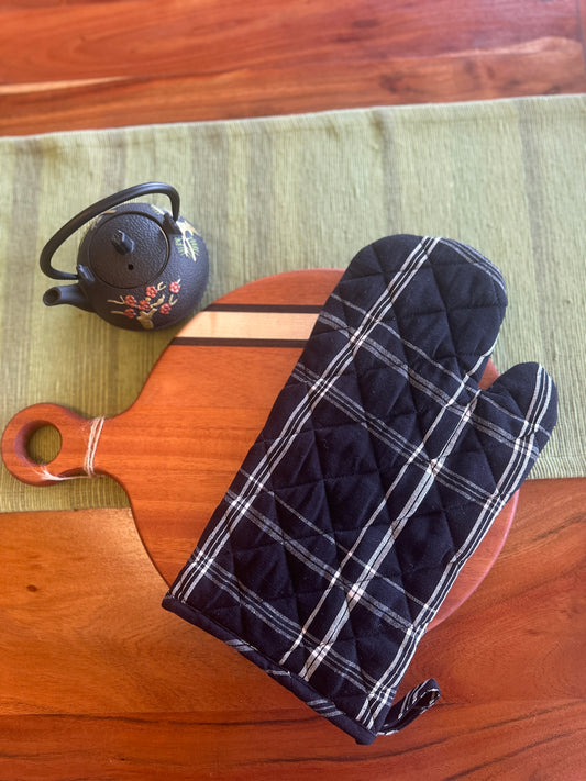 Black Kitchen Oven Glove